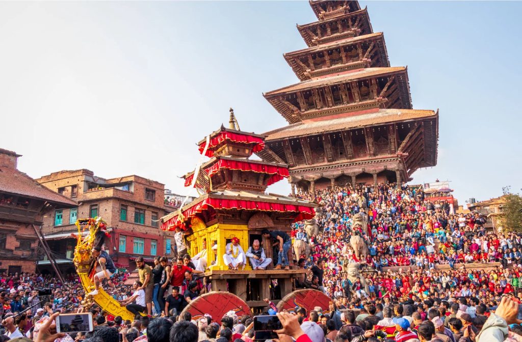 Nepal's Bisket Jatra Festiva;