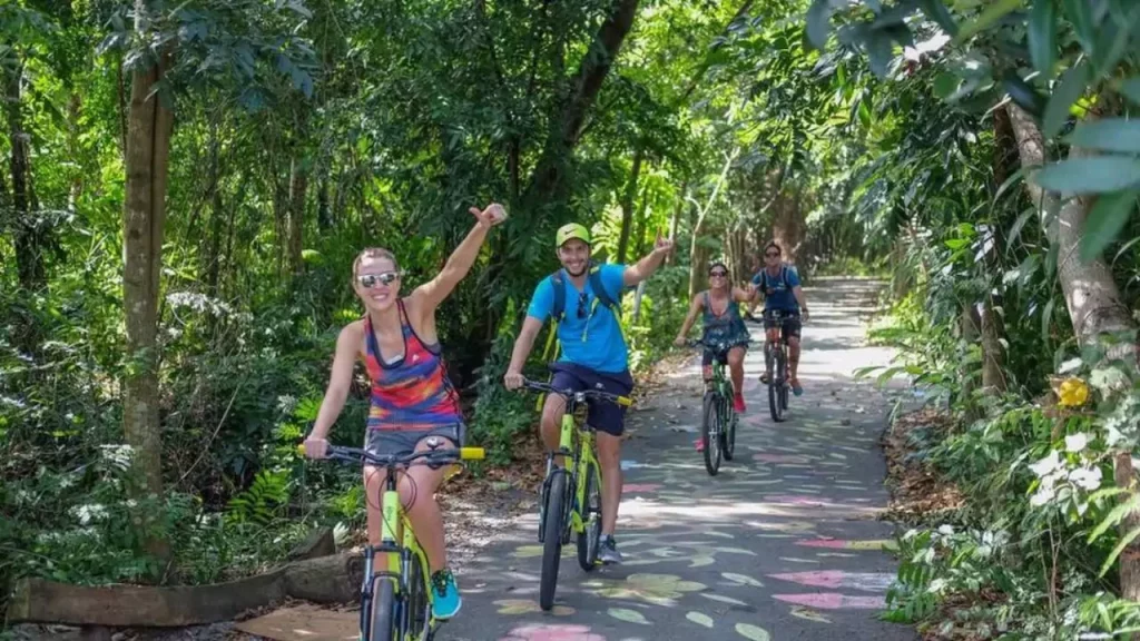 adventurous jungle bike tour